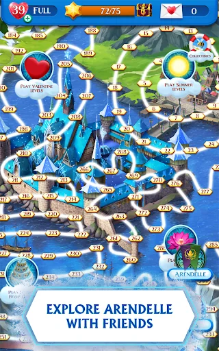 Disney Frozen Free Fall Games screenshot 17