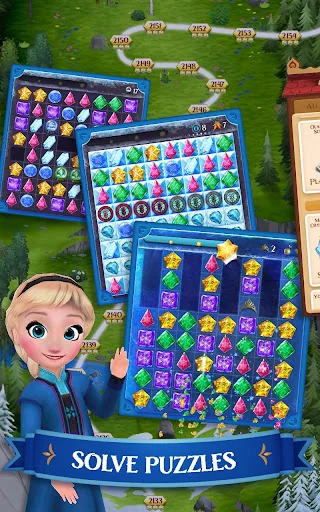 Disney Frozen Free Fall Games screenshot 5