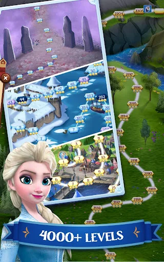 Disney Frozen Free Fall Games screenshot 16